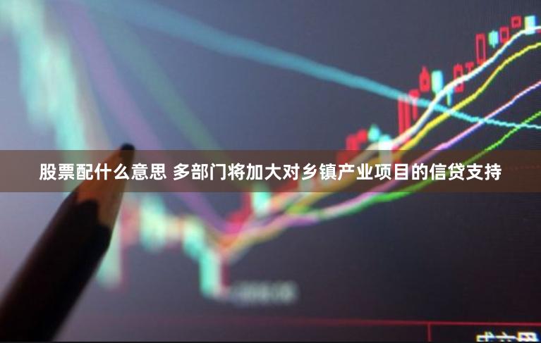 股票配什么意思 多部门将加大对乡镇产业项目的信贷支持