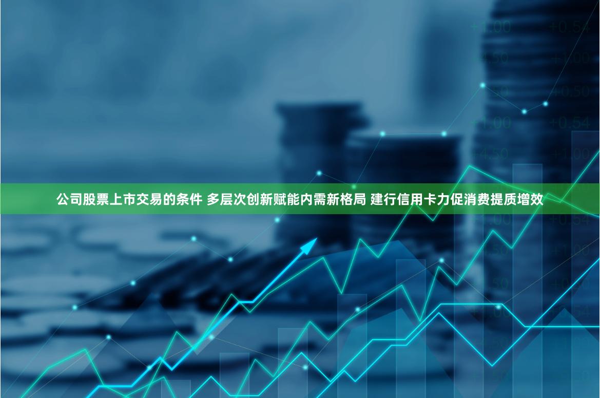公司股票上市交易的条件 多层次创新赋能内需新格局 建行信用卡力促消费提质增效