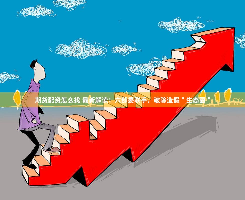 期货配资怎么找 最新解读！六部委联手，破除造假＂生态圈＂