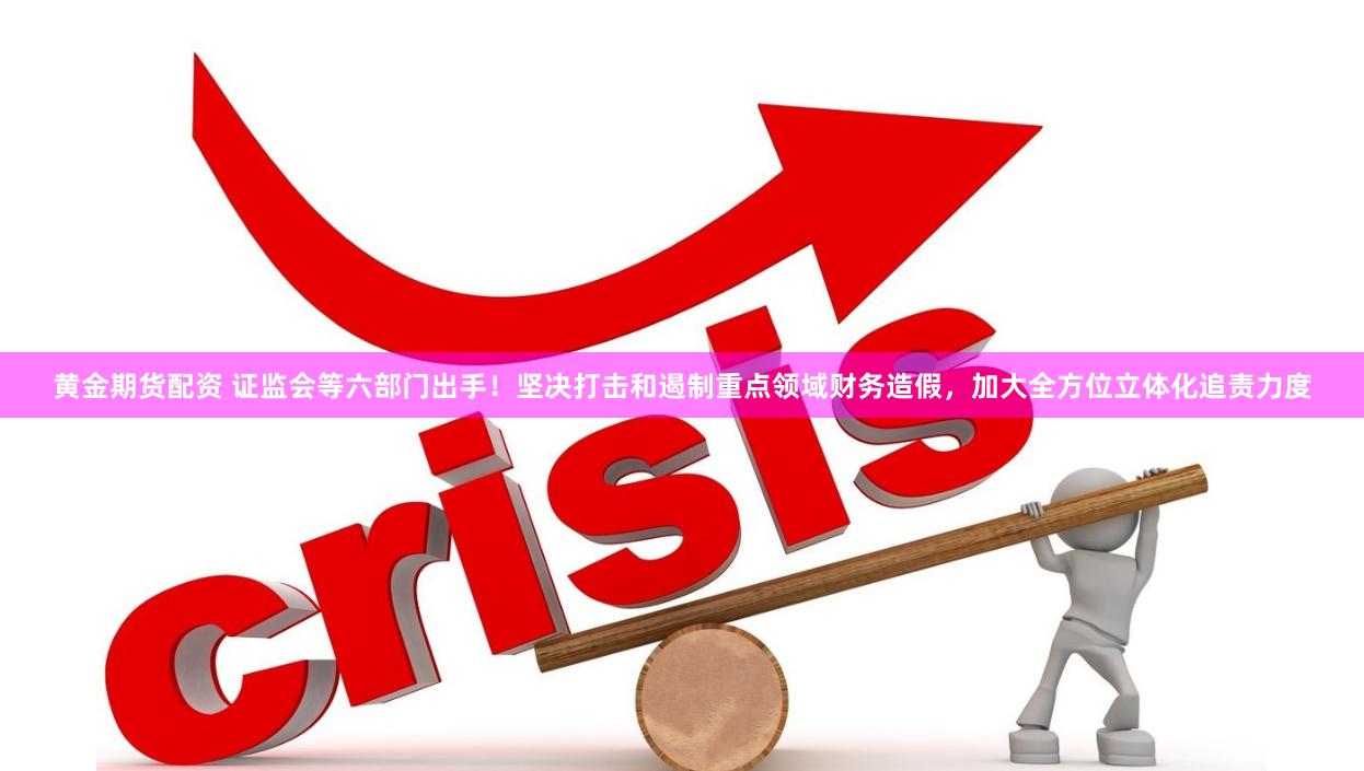黄金期货配资 证监会等六部门出手！坚决打击和遏制重点领域财务造假，加大全方位立体化追责力度