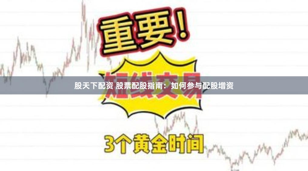 股天下配资 股票配股指南：如何参与配股增资
